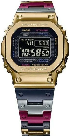 Casio G-Shock Full Metal Titanium Tough Solar Bluetooth Smartphone Link Multicolor Mirror Finish GMW-B5000TR-9 - Image 3