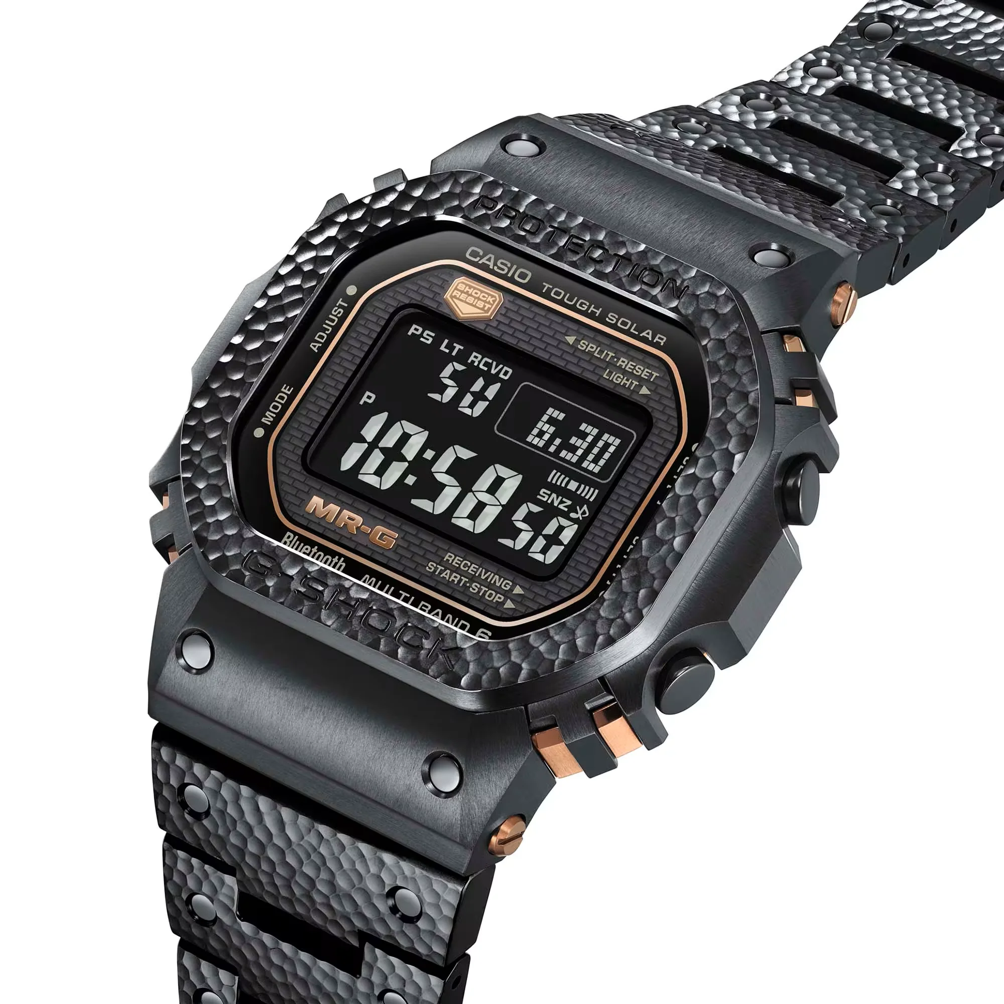 Casio G-Shock MR-G MRG-B5000 Series Titanium Solar Multi-Band-6 Limited Edition "Hammertone-tsuiki" MRG-B5000HT-1 - Image 3