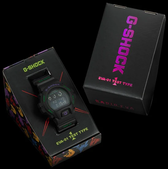 Casio G-Shock x Evangelion Store Radio Eva DW-6900FS (EVA-01 Test Type) - Image 5
