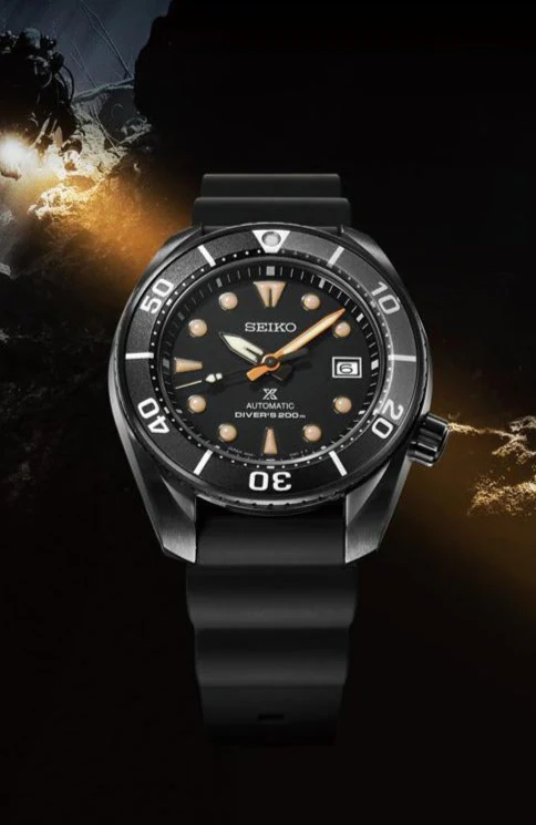 Seiko Prospex Mechanical Automatic Diver's 200M The Black Series "Sumo" SPB125 - Image 3